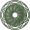 Ekena Millwork Loera Ceiling Medallion (Fits Canopies up to 6 1/4"), 26 5/8"OD x 4 1/2"ID x 1 3/8"P, Athenian Green CM26LOAGF - alternate 1